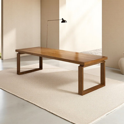 Scandinavian Solid Wood Large Conference Work Office Desk