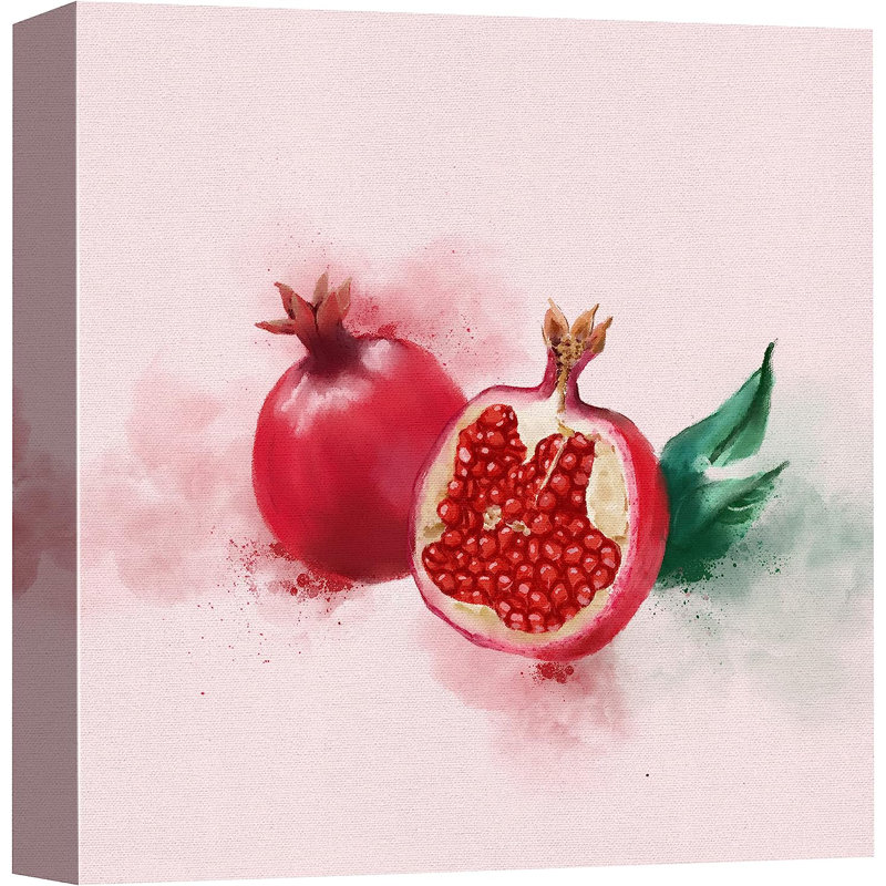 Fruits " Beautiful Fruits Pomegranate ", 12" H x 12" W x 1.5" D
