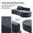 Nerio Boneless Modern 94" Compression High-Density Foam Sofa with 2 Pillows-1342695828