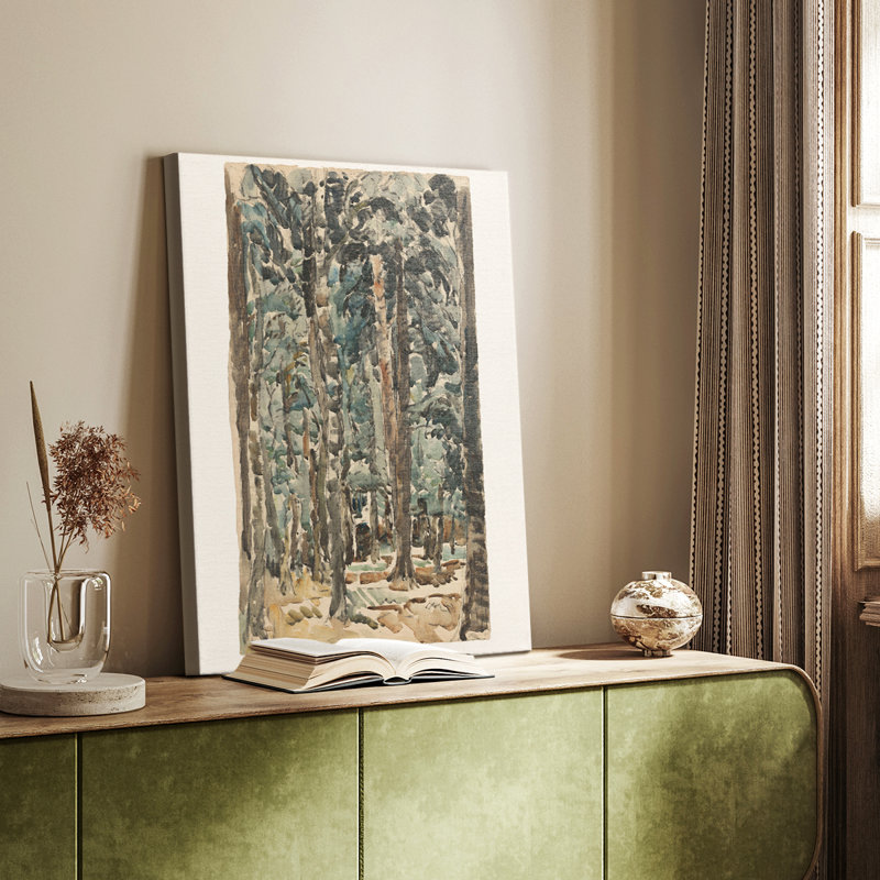 Paysage rétro CCxxxxi - Galeria Cavas, H 18 po x l 12 po