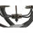 4 - Light Metal Chandelier, Hanging Light Fixture With Adjustable Chain For Kitchen Dining Room Foyer Entryway, Bulb Not Included