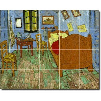 21.25"" x 17"" Ceramic Painting Decorative Mural Tile 4.25"" x 4.25 -  Picture-Tiles.com, W09341-S