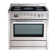 36 Inch Electric Range with PerfectCook Timer in Stainless Steel