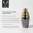 Heavyweight Cocktail Shaker in Black & Gold