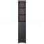 Bathroom Storage Cabinet, Free Standing Bathroom Storage Unit, Tall Linen Tower With 3-Tier Shelves And Drawer, Brown