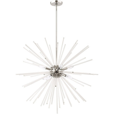 Lenora 8 - Light Dimmable Sputnik Sphere Chandelier