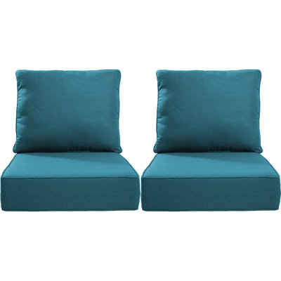 Deb Weather-Resistant Polyester Seat and Back Cushion Set