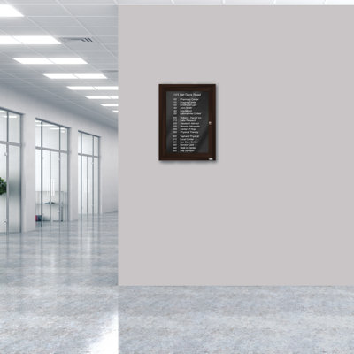 AARCO No Felt Metal Letter Board
