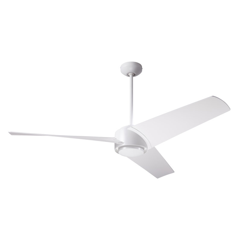 Ambit 56'' Ceiling Fan, Matte White, Matte White, Wall/Remote Combo Controls