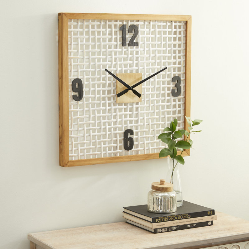 Edwardsville Wood Wall Clock