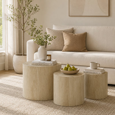 Ensemble de 3 tables basses gigognes