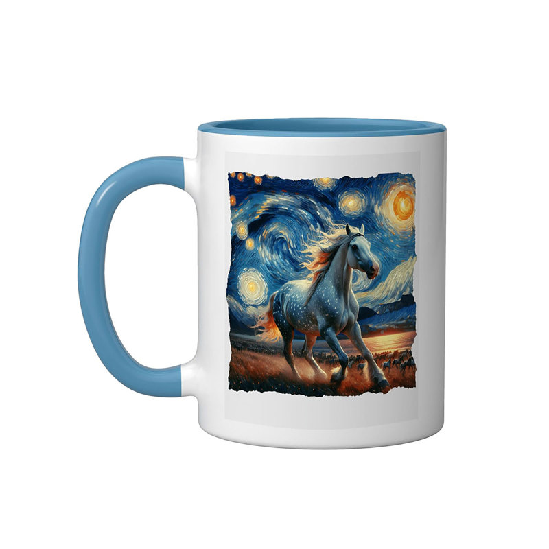 Ceramic Coffee Mug, Blue