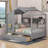 Lompico Wooden House Bed-1987714055-1987714053