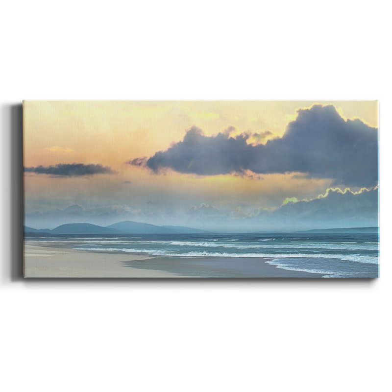 Blue Horizon - reproduction sur toile tendue, H 16 po x l 8 po x P 1 po