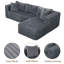Canapé modulaire en L 105 po-121051903-121051905