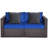59'' Wide Straight Wicker Loveseat with Cushions-226978230