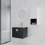 Meuble-lavabo mural avec lavabo en céramique et armoire latérale à 1 porte, portes à fermeture douce (KD-Packing)-1146348364