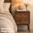 Mid-Century Modern 2-Drawer Nightstand With Tapered Legs-1805018740