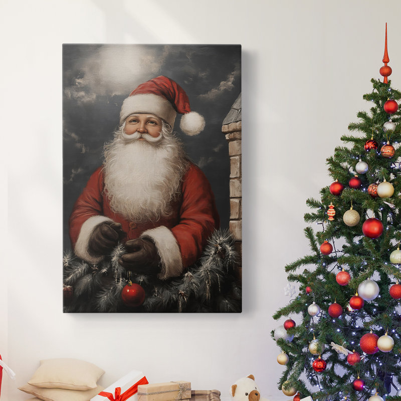 Art des Fêtes de Noël - Toile tendue avec châssis - Série 2-CL III, H 36 po x l 24 po