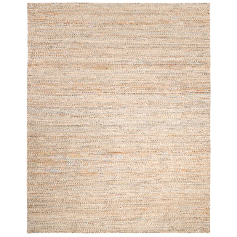 Lee Tencel Geometric Area Rug in Brown, Rectangle 5' x 8'