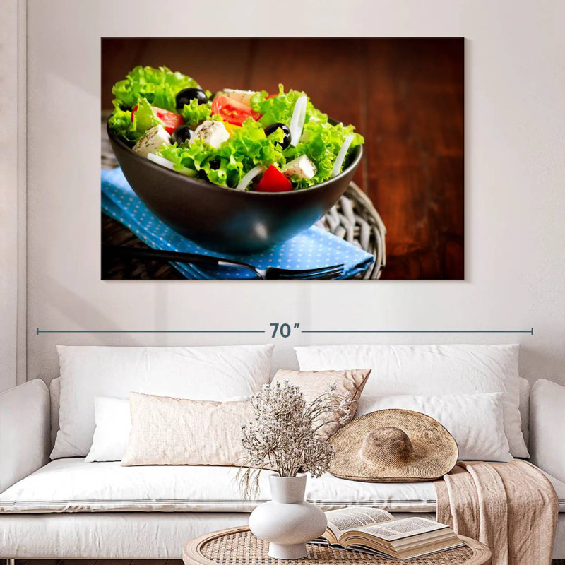 Greek Salad, 30" H x 45" W