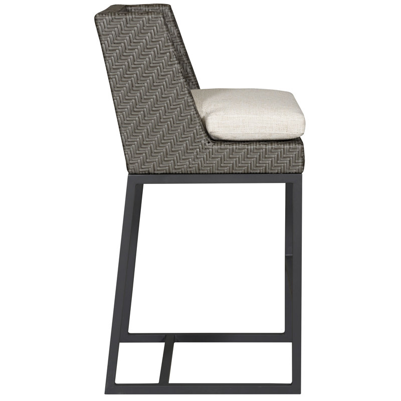 Michael Weiss Outdoor Bar Stool, Toodaloo Parchment, 32.5"