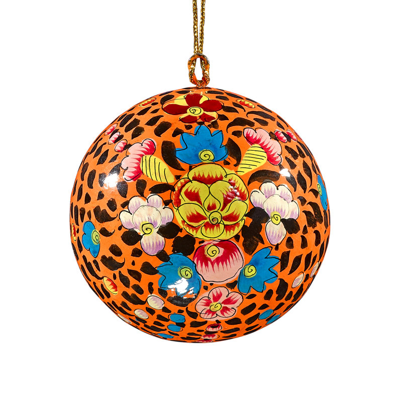 Tiger Blooms Bauble