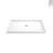 VEVOR 32" x 48" White Slimline Shower Base, Center Drain, 2.95" Low Threshold, 4.53" Strainer Diameter, Single-Threshold Alcove Design