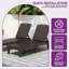Chaise longue d'extérieur en résine (simple)-976621752