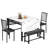Alcinous 4 - Person Four Leg Dining Set
