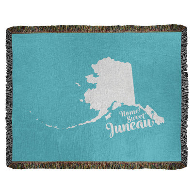 Jeté en coton tissé juneau alaska