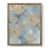 Toile avec cadre noyer