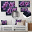  «Purple Cherry Blossom Essence - Art mural fleur de cerisier-106119724-106119731