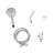 8-Function Single Handheld Shower-117183648