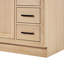 Base de meuble-lavabo simple en bois massif 54 po Osoria-107155338