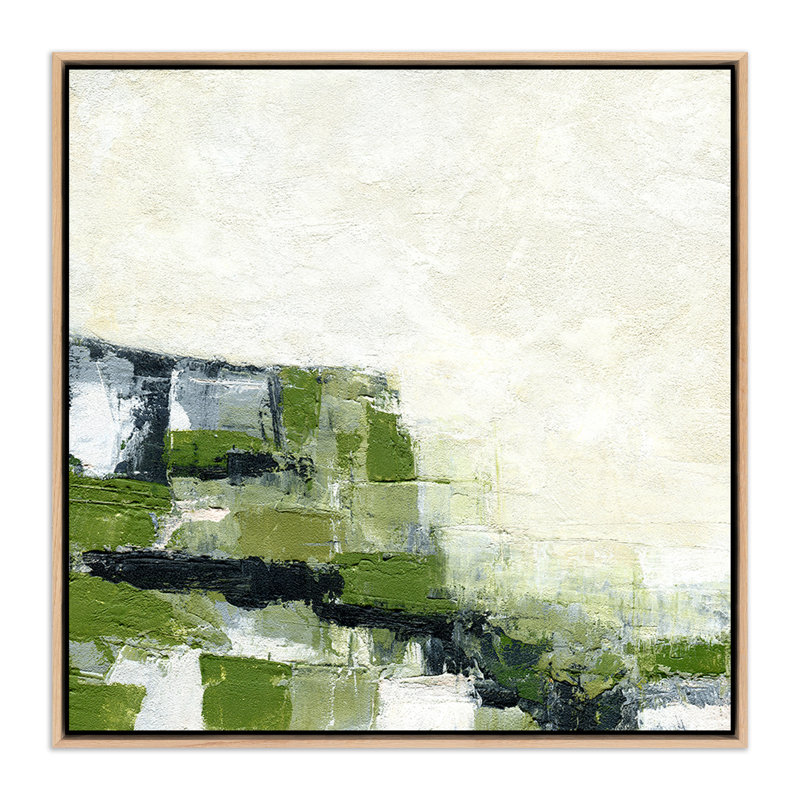 Envision Painting by Melanie Biehle, 54" H x 54" W, White Maple Framed