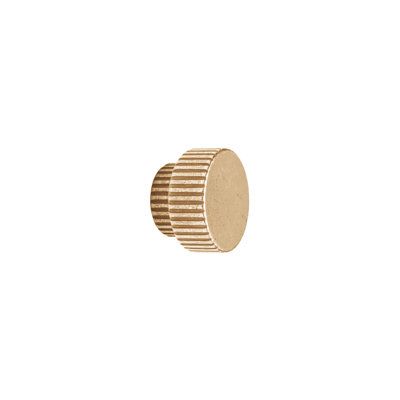 Flute Bronze Mushroom Knob