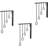 Mcduff 12'' Metal Wall Mounted Clothes Rack-171833188