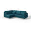 Corner Sofa with Wooden Legs In Scandinavian Style Knutsford-371157145-371157150