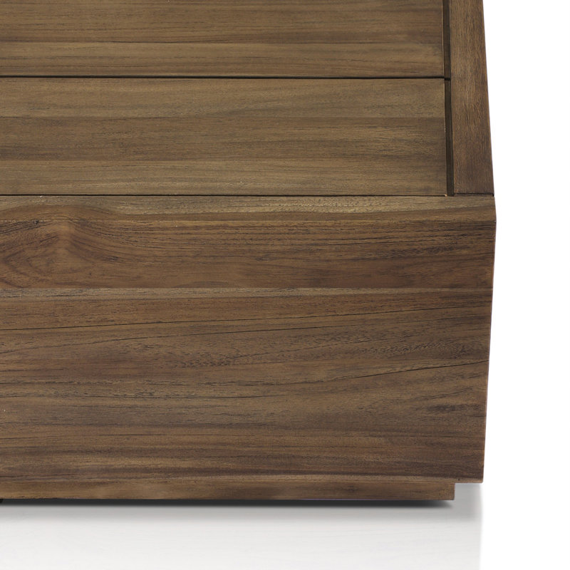 Mystica Large Teak Brown Outdoor Coffee Table