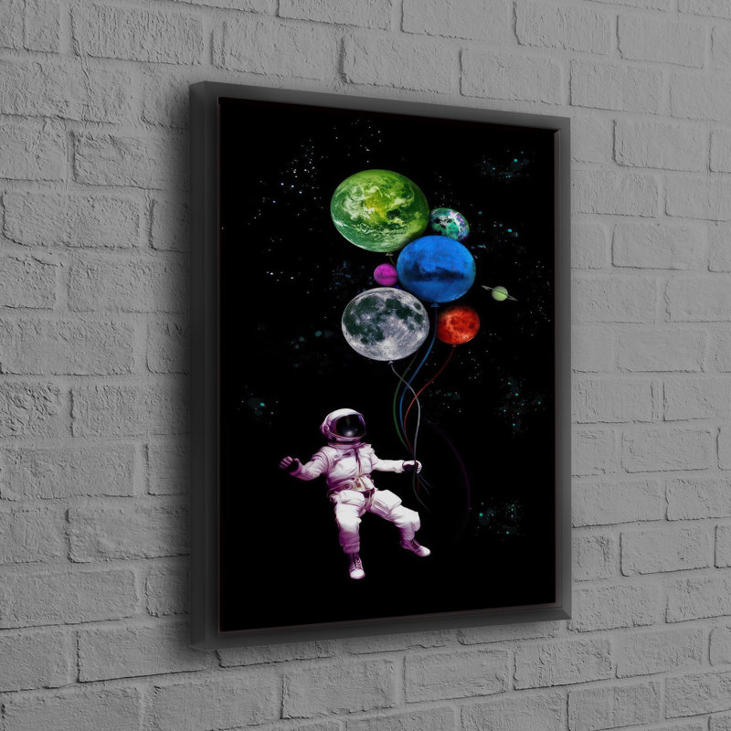 Print on Canvas, Framed Print without Mat, 30 cm H x 20 cm W, Black