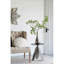 Table d'appoint Leaf, finition argent antique