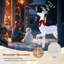 Renne de Noël lumineux de 4,3 pi, décoration de Noël lumineuse