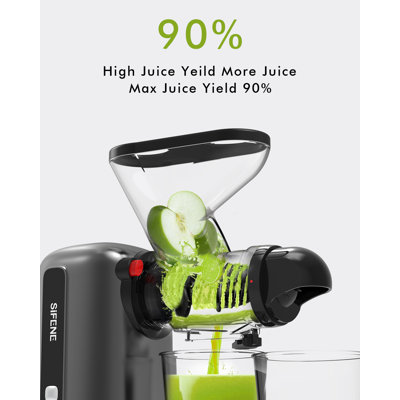 SiFENE Compact Juicer: Slow Masticating Juicer, Easy Clean, BPA-Free for Small Families