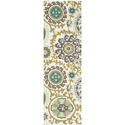 Veropeso Hand Loomed Cotton Abstract Rug