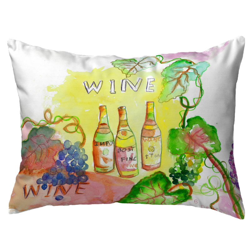 Outdoor Reversible Throw Pillow