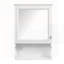 Armoire de rangement murale avec miroir, solution de rangement compacte et élégante avec porte-1571983569