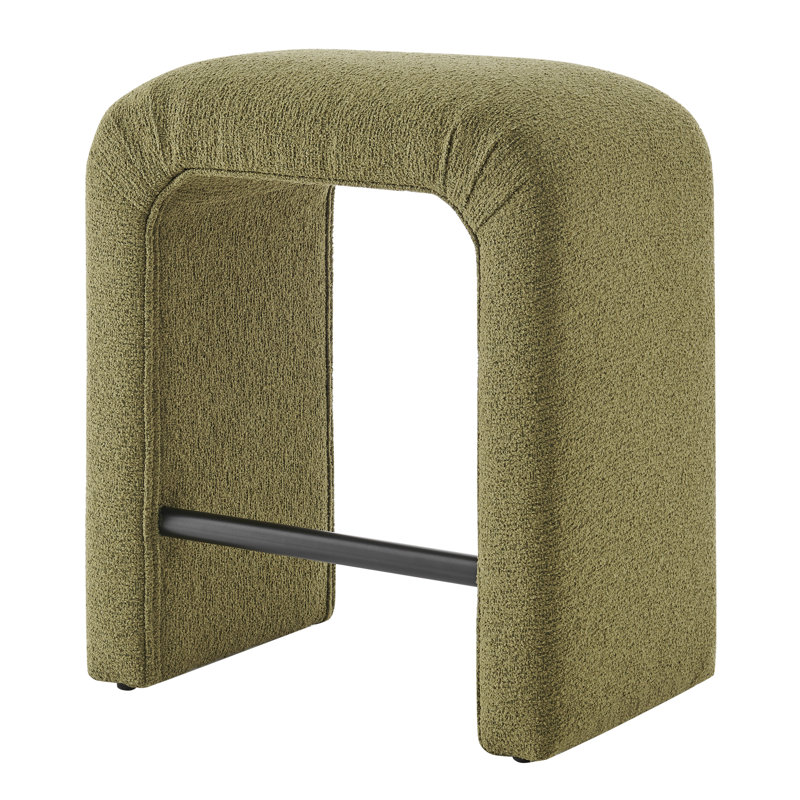 Berik 4-Piece Upholstered Counter Stool Set, 4, Palladian Green