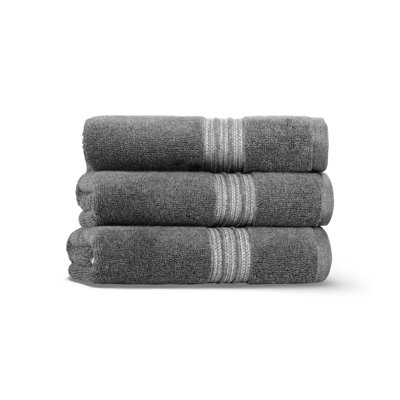 Premium 100% Cotton Wash Towel, 13.0 x 13.0 inches, 450 GSM | Soft and Absorbent Anthracite Color | Machine Washable, Tumble Dry Low, Iron Medium | Ideal for Spa, Bath, and Everyday Use, Luxury Quality