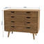 Cashion Solid Wood 80 cm W Chest of 4 Drawers